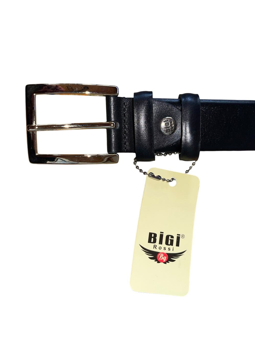 Men's Black Leather Belt